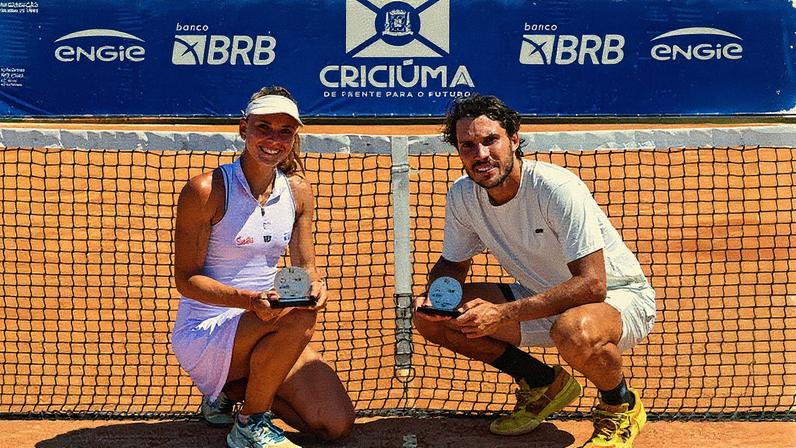 Luiza Fullana e Eduardo Ribeiro (Foto: João Pires)