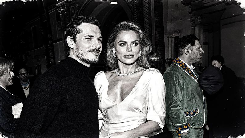 Brooks Nader and Gleb Savchenko are still calling each other out a year after their initial breakup. Variety via Getty Images