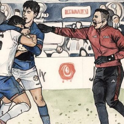 Gustavo Gómez se envolve em confusão e amistoso EUA x Paraguai termina em briga