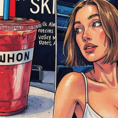 Nome de Hailey Bieber some de smoothie icônico em supermercado de Los Angeles