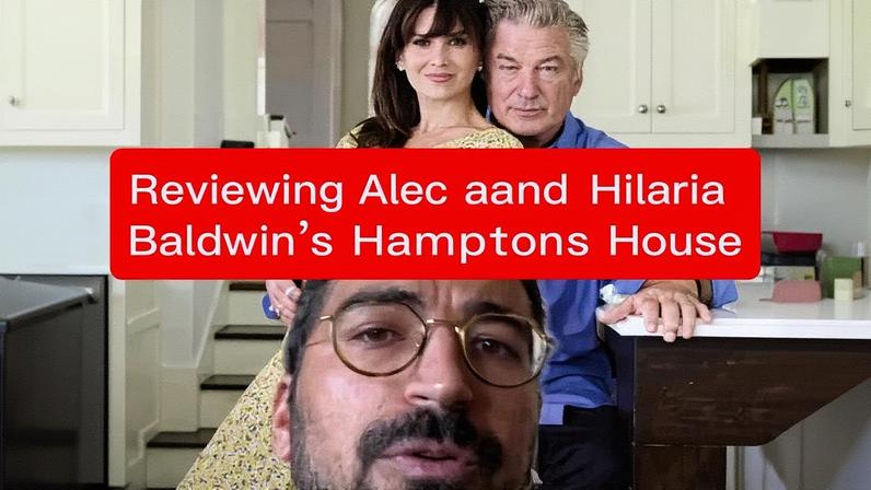 Popular content creator Dan Rosen ripped Alec and Hilaria Baldwin’s Hamptons estate to shreds in a social media video. Dan Rosen/Instagram