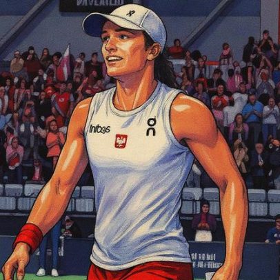 Iga vence em 43 minutos e Polônia inicia bem nos playoffs