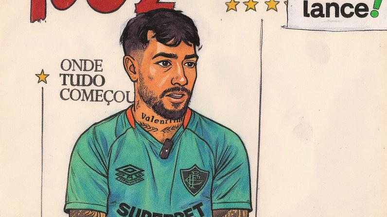 Acosta em entrevista exclusiva ao Lance! (Foto: Bruno Vaz/ Lance!)