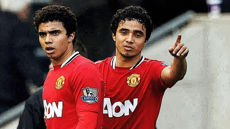 Rafael e Fábio (da foto), multicampeões pelo Manchester United, participaram do Circuito Estadual de Padel em Niterói (Divulgação)