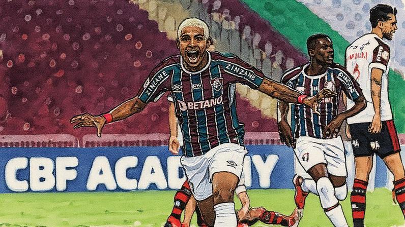 John Kennedy decidiu um Fla-Flu no Brasileirão 2021 (Foto: Lucas Merçon/Fluminense FC)