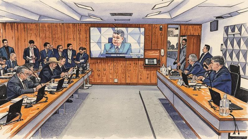 A CPMI do INSS. Foto: Andressa Anholete/Agência Senado