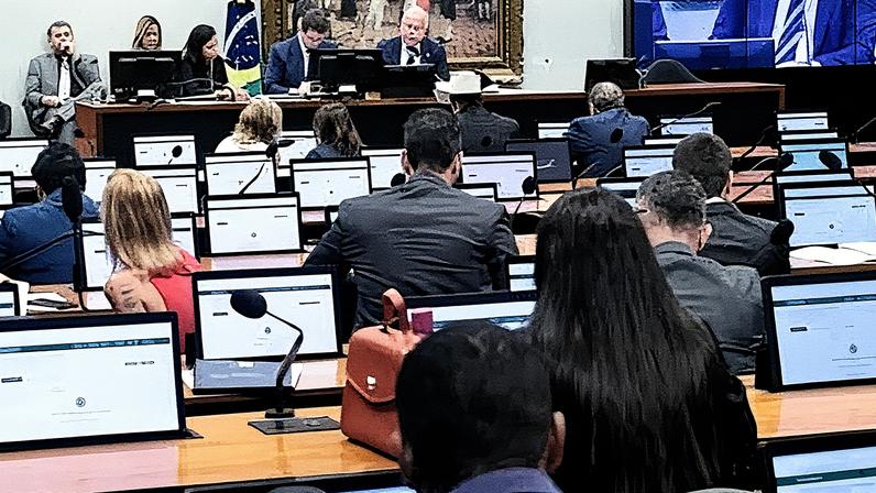 Discussão e votação de propostas legislativas na Comissão de Constituição e Justiça e de Cidadania, no dia 12 de novembro de 2025. Foto: Bruno Spada / Câmara dos Deputados