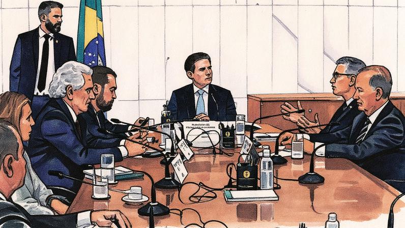 Reunião com governadores sobre o Marco Legal do Combate ao Crime Organizado. (Foto: Marina Ramos/Câmara dos Deputados)