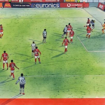 Sporting empata nos Açores com gol de Pote após cruzamento de Catamo