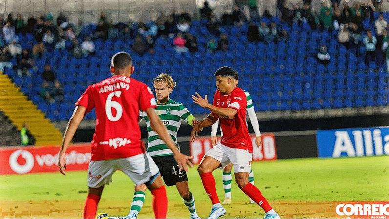 Jogo entre Santa Clara e Sporting: Hjulmand marca golo decisivo para vitória dos leões