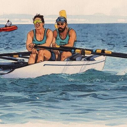 Dupla portuguesa fica em quarto no remo de dupla misto no Mundial de mar