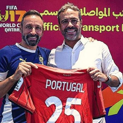 Artur Jorge visita seleção brasileira sub-17 no Qatar