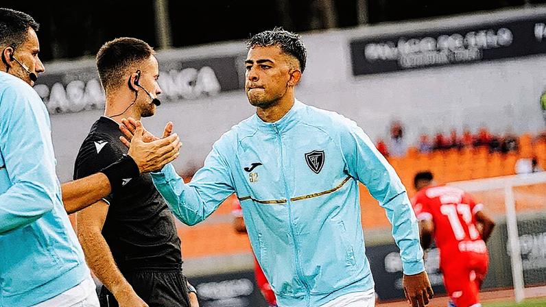 Álvaro Zamora foi o homem do jogo frente ao Lus. Lourosa