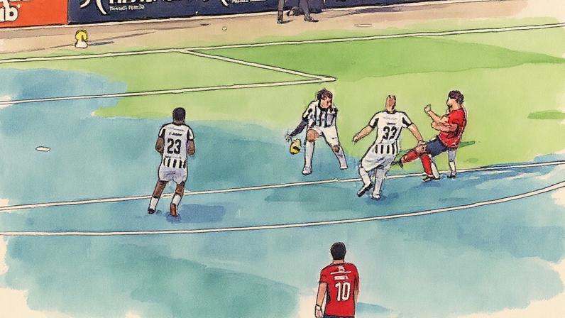 Oliveirense reclama penálti não assinalado frente ao Portimonense