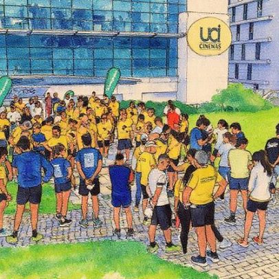 Quase 150 atletas pintam as ruas de Lisboa no primeiro treino