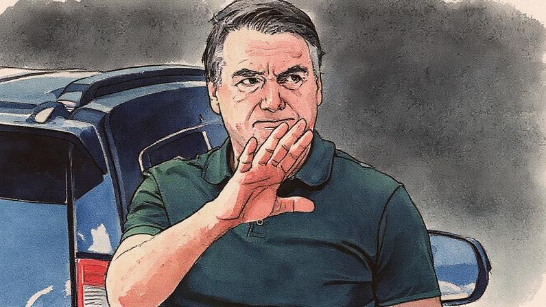 Jair Bolsonaro foi preso preventivamente neste sábado (Foto: André Borges/EFE)