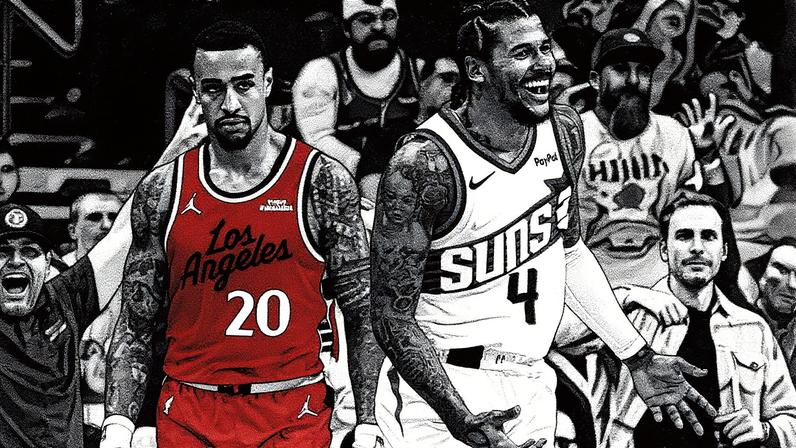 Jalen Green em jogo entre Phoenix Suns e Los Angeles Clippers (Foto: Christian Petersen/Getty Images/AFP)