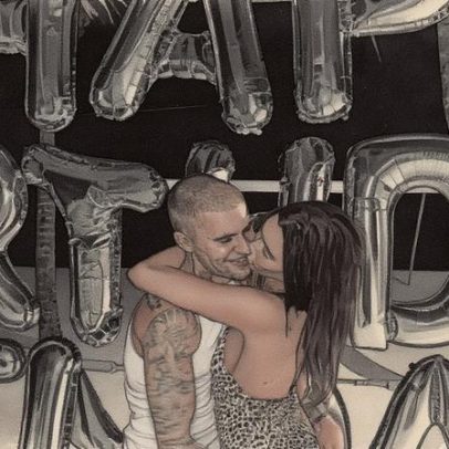 Justin Bieber e Hailey se beijam na festa de Kendall Jenner