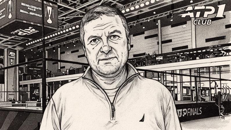 O ex-tenista russo Yevgeny Kafelnikov no ATP Finals de Turim (Foto: Andrew Eichenholz/ATP Tour)