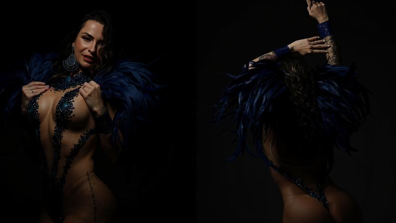 Madrinha de bateria da Tatuapé explica treino militar para o Carnaval