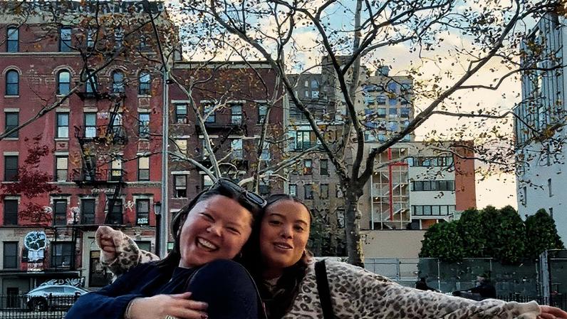 Kate Gosselin and Jon Gosselin’s daughters Mady Gosselin and Hannah Gosselin spent time together in New York City. hannahjgosselin/TikTok