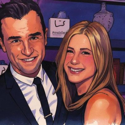 Justin Theroux aprova romance de Jim Curtis