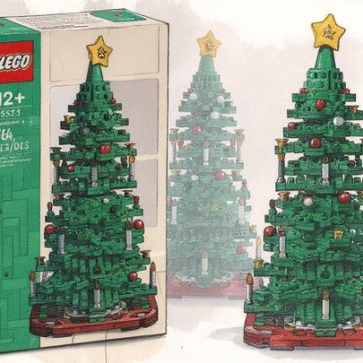 Árvore de Natal de blocos fica quase de graça enquanto Amazon liquida estoques