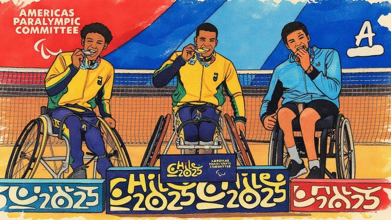 Luiz Calixto venceu Lucas Rodrigues em final brasileira (Foto: Marcello Zambrana/CPB)