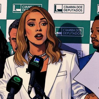 Erika Hilton denuncia Nikolas por usar celular durante visita a Bolsonaro