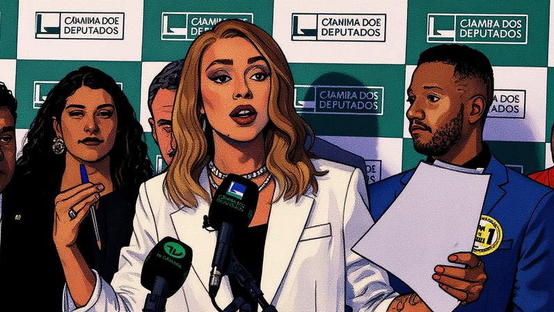 Erika Hilton denuncia Nikolas Ferreira por usar celular em visita a Bolsonaro. (Foto: Lula Marques / Agência Brasil)