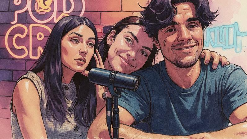 Mariana Uhlmann fala sobre trabalho de Felipe Simas — Foto: Youtube / Pod Crê