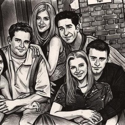 Ex-estrela de Friends surge ruiva durante gravação de série