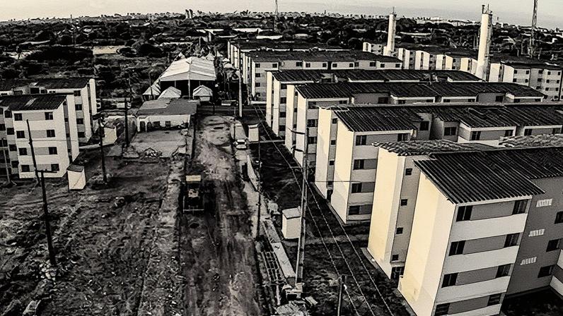 Construção de imóveis do Minha Casa, Minha Vida. Foto: Ricardo Stuckert/PR