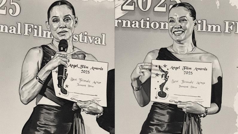 Mônica Carvalho vence como melhor atriz em premiação de cinema em Mônaco