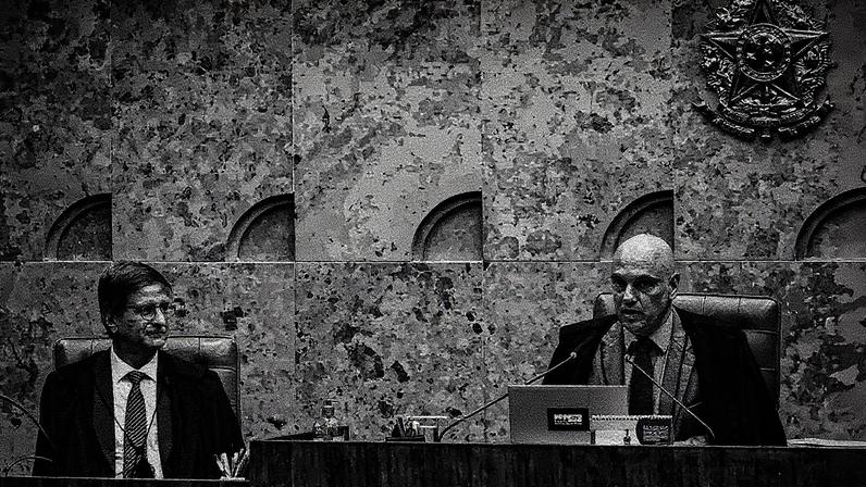 "Moraes destaca combate ao crime organizado pela PGR e afirma que recondução de Gonet à PGR "engrandece toda a sociedade brasileira". (Foto: Gustavo Moreno/STF)"