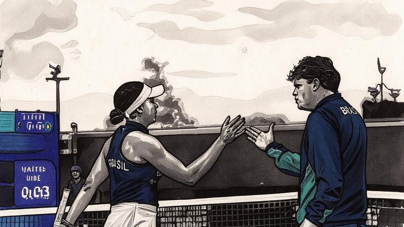 Nauhany Silva e Luiz Peniza (Foto: André Gemmer/CBT)