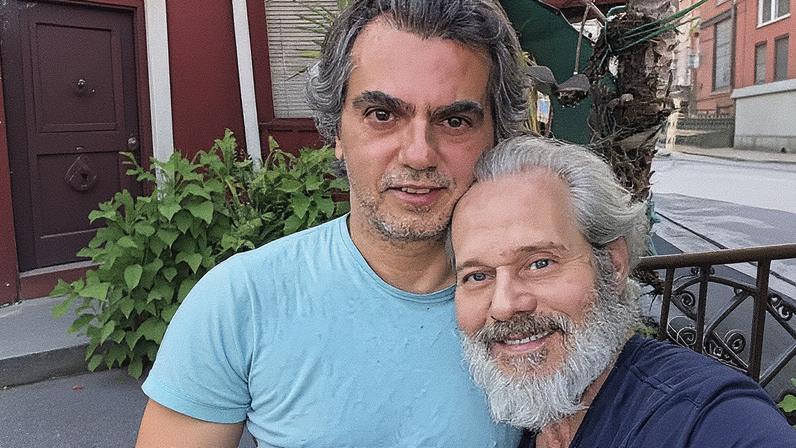 Nico Puig e o marido, Jefferson Lattari — Foto: Reprodução/Instagram