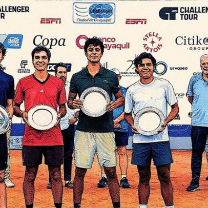 Pagotto fica com o vice de duplas no desafio de Guayaquil