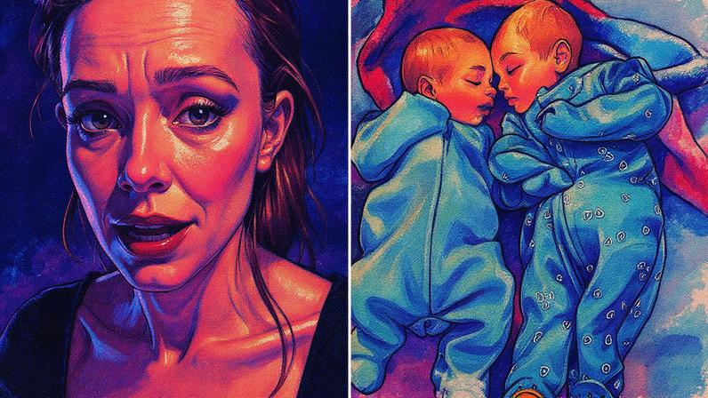 Paulinha Leite e os gêmeos Luz e Ethan — Foto: Reprodução/Instagram