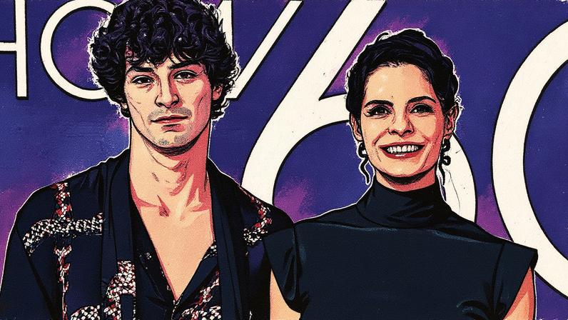 Pedro Waddington e a mãe, a atriz Helena Ranaldi — Foto: Leo Rosário/TV Globo