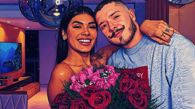 Pocah e o noivo, Ronan Souza — Foto: Reprodução/Instagram