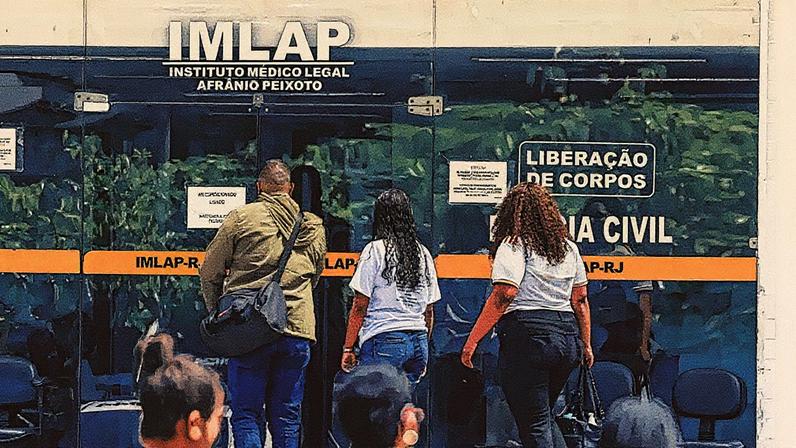 Instituto Médico Legal Afrânio Peixoto, no Rio de Janeiro, onde perícias da Operação Contenção foram realizadas (Foto: Joédson Alves/Agência Brasil)