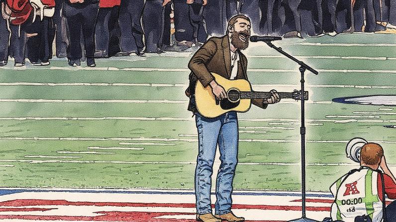 Post Malone acompanha a NFL regularmente e vai cantar no Thanksgiving (Imagem: Steph Chambers/Getty Images)