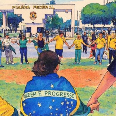 Bolsonaro permanece preso após audiência enquanto apoiadores protestam