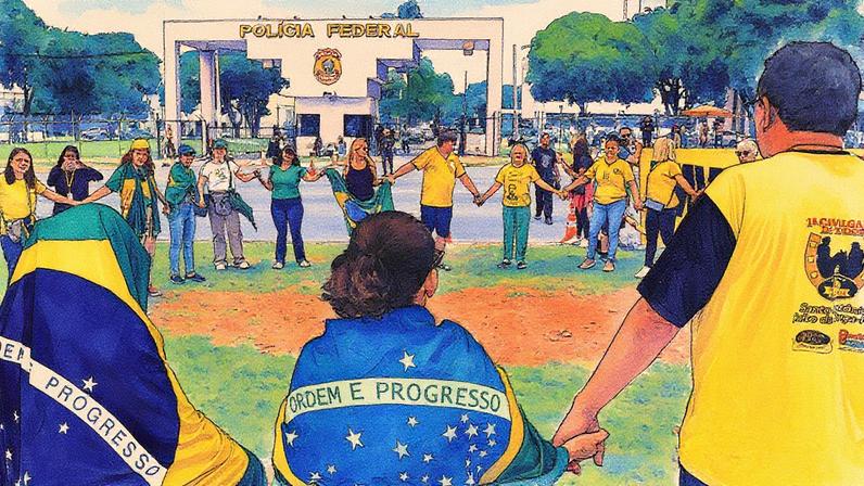 Prisão do ex-presidente Bolsonaro (Foto: Valter Campanato/Agência Brasil)