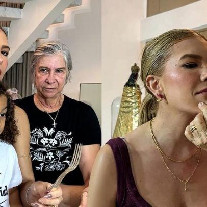 Teste caseiro revela sexo do bebê de Lore Improta