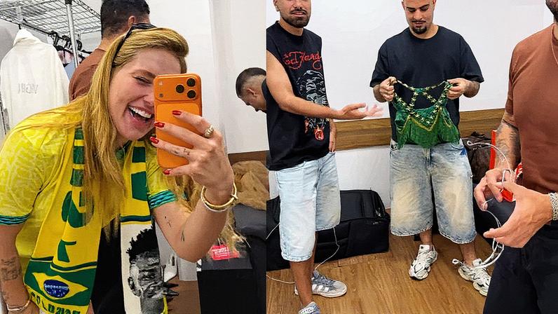 Virginia mostra calcinha inusitada para torcer por Vini Jr. — Foto: Reprodução/ Instagram