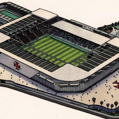 Vasco revela capacidade prevista do novo São Januário