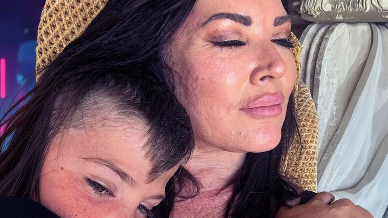 Emily Simpson’s 10-year-old son, Luke, is set to undergo a brain procedure after being diagnosed with PANDAS. Instagram/Emily Simpson