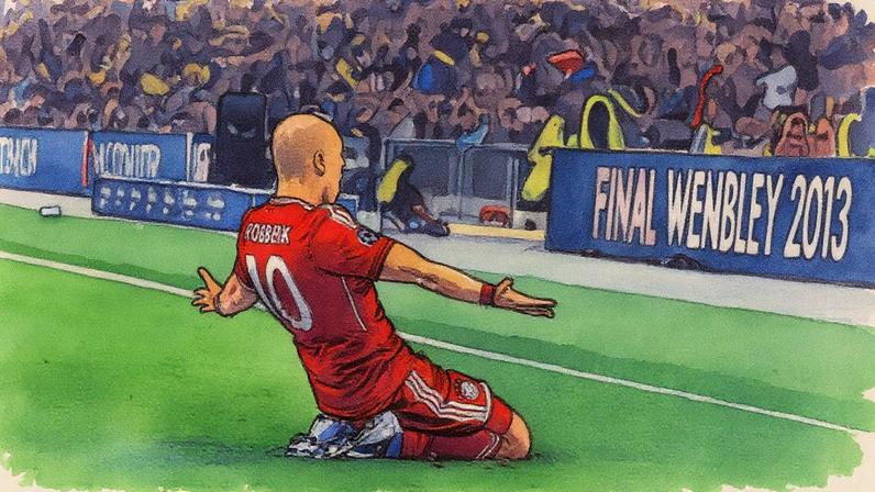 Robben no Bayern Munich (Divulgação/Champions League)